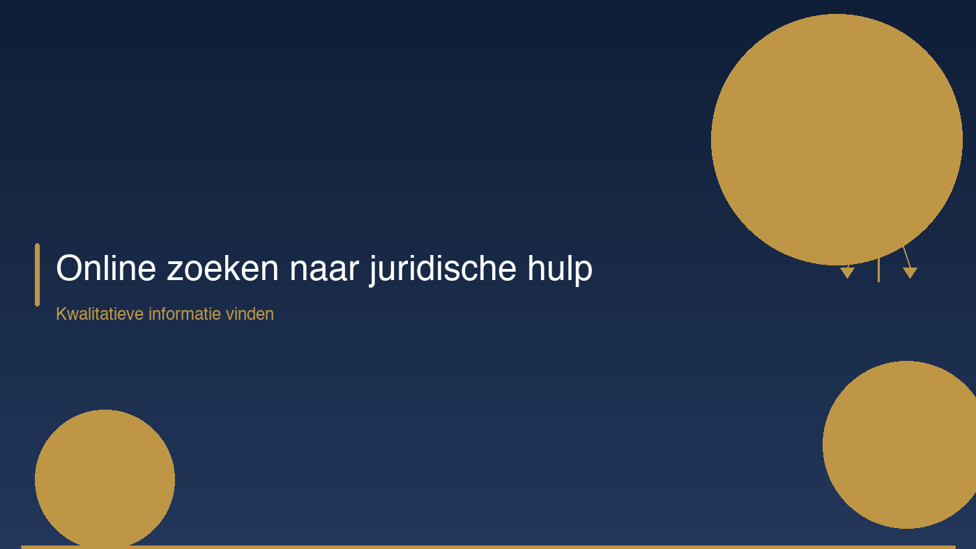 Online zoeken naar juridische hulp: kwalitatieve informatie vinden