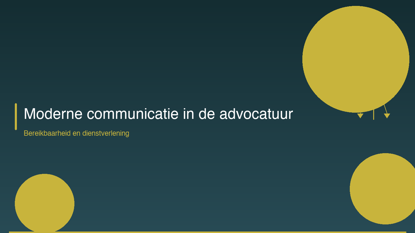 Moderne communicatie in de advocatuur: bereikbaarheid en dienstverlening