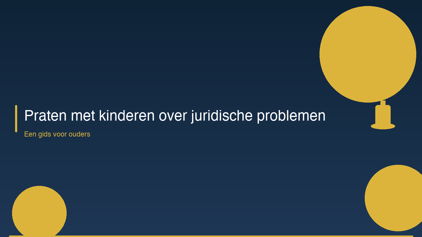 Praten met kinderen over juridische problemen: gids voor ouders